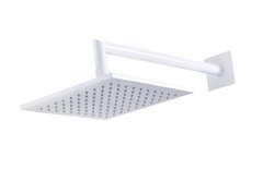 Верхний душ Cezares Porta PORTA-TDDQ-BIO, квадратный 25 см,1 режим струи, с держателем, белый матовый