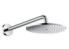 Верхний душ Hansgrohe Raindance PowderRain 27607000, 24х24 см, 1 режим струи, с держателем