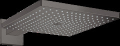 Верхний душ Hansgrohe Raindance 26238340, 300x300 мм, 1 режим струи, с держателем, черный хром