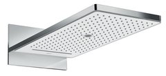 Верхний душ Hansgrohe Rainmaker Select EcoSmart, 586 x 258 мм, 3 режима струи, 24011400, белый/хром
