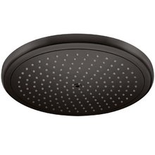 Верхний душ Hansgrohe Croma 280 Air OHS EcoSmart, 28 х 28 см, 1 режим струи, без держателя, черный матовый, 26221670