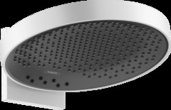 Верхний душ Hansgrohe Rainfinity 26234700, 36 x 30 см, 3 режима струи, с держателем, белый матовый