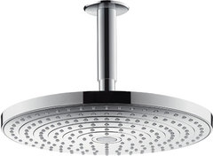 Верхний душ Hansgrohe Raindance Select 27337000, 30х30 см, 2 режима струи, с держателем