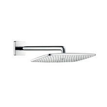 Верхний душ Hansgrohe Raindance 360 1jet EcoSmart, 36 х 36 см, с настенным держателем, хром, 26605000