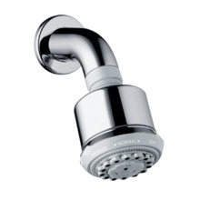 Верхний душ Hansgrohe Clubmaster 85 3jet EcoSmart, с настенным держателем, хром, 26606000