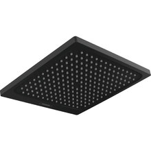 Верхний душ Hansgrohe Crometta E 240 1jet, 24 х 24 см, без держателя, черный матовый, 26726670