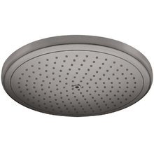 Верхний душ Hansgrohe Croma 280 Air OHS EcoSmart, 28 х 28 см, 1 режим струи, без держателя, хром черный шлифованный, 26221340