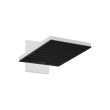 Верхний душ Hansgrohe Pulsify 24350700 E 2jet, 26 х 26 см, с настенным креплением, белый матовый