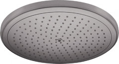 Верхний душ Hansgrohe Croma 26220340 280, 28 х 28 см, 1 режим струи, без держателя, черный хром шлифованный