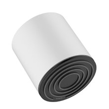 Верхний душ Hansgrohe Pulsify 24130700 S, 10,5 см, 1 режим струи, белый матовый, диск графит