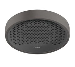 Верхний душ Hansgrohe Rainfinity 26229340, 25 х 25 см, Ecosmart 1 режим струи, без держателя, чёрный хром