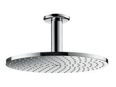 Верхний душ Hansgrohe Raindance PowderRain 27620000, 24х24 см, 2 режима струи, с держателем, хром