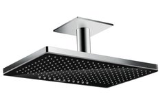 Верхний душ Hansgrohe Rainmaker Select 24004600, 466 x 300 мм, 2 режима струи, с держателем, черный/хром