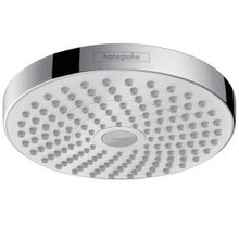 Верхний душ Hansgrohe Croma Select S 180 26522400, 18х18 см, 2 типа струи, без держателя, цвет белый/хром