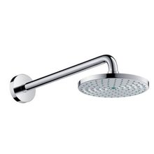 Верхний душ Hansgrohe Raindance Air 27462000, 18х18 см, 1 режим струи, с держателем