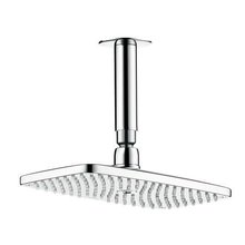 Верхний душ Hansgrohe Raindance Air EcoSmart 27383000, 24х16 см, 1 режим струи, с держателем