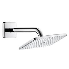 Верхний душ Hansgrohe Raindance E Air 27375000, 24х16 см, 1 режим струи, с держателем