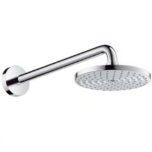 Верхний душ Hansgrohe Raindance 27471000, 18х18 см, 1 режим струи, с держателем