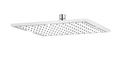 Верхний душ Kludi A-Qa 6443091-00, 30 x 30 см квадратный, плоский 8 мм, 1 режим струи, без держателя, цвет белый