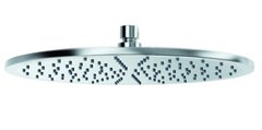 Верхний душ Kludi A-Qa 6433005-00, 30х30 см круглый, плоский 8 мм, 1 режим струи, без держателя, цвет хром