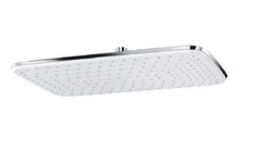Верхний душ Kludi Freshline 6440005-00, 40 x 26 см, прямоугольный, 1 режим струи, без держателя, хром/белый