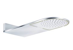 Верхний душ Kludi A-Qa 6487005-00, 25 см нестандартный, плоский 2.5 мм, 1 режим струи, цвет хром