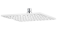 Верхний душ Kludi A-Qa 6453091-00, 30 x 30 см квадратный, плоский 6 мм, 1 режим струи, без держателя, цвет хром
