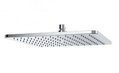 Верхний душ Kludi A-Qa 6453005-00, 30 x 30 см квадратный, плоский 6 мм, 1 режим струи, без держателя, цвет хром