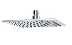 Верхний душ Kludi A-Qa 6442005-00 20 x 20 см квадратный, плоский 8 мм, 1 режим струи, без держателя, цвет хром
