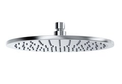 Верхний душ Kludi A-Qa 6432505-00, 25х25 см круглый, плоский 8 мм, 1 режим струи, без держателя, цвет хром