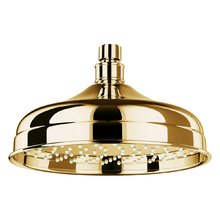 Верхний душ Kludi Adlon 2751045, 20х20 см, 1 режим струи, без держателя, цвет золото 23 карата