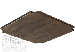 Верхний душ Migliore Napoli ML.NPL-35.325.BR антикальций , 32,5х32,5 см, 1 режим струи - бронза