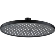 Верхний душ с регулировкой угла наклона Orange, 23 х 23 см, черный матовый, S13TSb