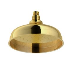 Верхний душ Nobili с шарнирным соединением, 20 см, цвет золото, AD139/12GDP