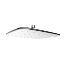 Верхний душ Lemark 1-функциональный 25,9 х 19,9 см, хром/белый, LM8133C