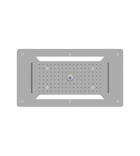 Верхний душ RGW Shower Panels SP-71, 21140271-01, 70 х 38 см, 5 режимов струи, хром