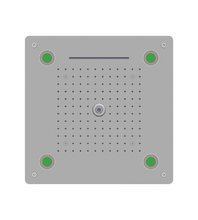 Верхний душ RGW Shower Panels SP-73, 21140273-01, 50 х 50 см, 4 режима струи, хром