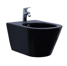 Биде подвесное Aquanet Lake-B2В, цвет черный матовый