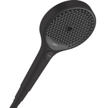 Ручной душ Hansgrohe Rainfinity 130 26864670, 3 типа струи, чёрный матовый
