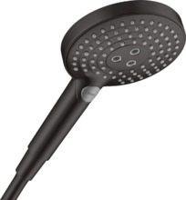 Ручной душ Hansgrohe Raindance Select S EcoSmart 26531670, 12 см, 3 режима, чёрный матовый
