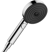 Душевая лейка Hansgrohe Pulsify 24110000 S, лейка Relaxation 3 режима струи, хром, диск графит