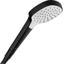 Душевая лейка Hansgrohe Croma Select E 110 1jet EcoSmart, черная матовая, 26815670