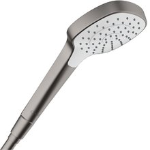 Душевая лейка Hansgrohe Croma Select E 110 1jet EcoSmart, хром черный шлифованный, 26815340