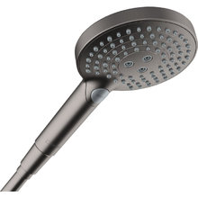 Душевая лейка Hansgrohe Raindance Select S 120 3jet PowderRain, хром черный шлифованный, 26014340