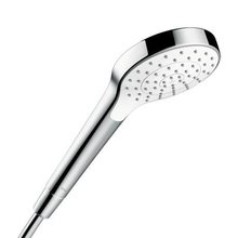 Ручной душ Hansgrohe Croma Select S 1jet EcoSmart 26805400, белый/хром