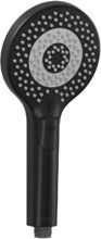 Душевая лейка Kludi Dive Х 3S, 6983039-00, 3 режима струи, цвет черный матовый