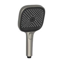 Душевая лейка Sancos Nok SC6002GG, 3 режима, цвет вороненая сталь, gunmetal/черный матовый