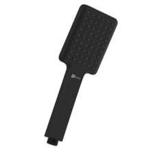 Душевая лейка Lemark 1-функциональная, цвет черный, LM8124BL