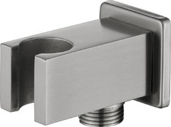 Шланговое подсоединение BelBagno Nova BB-DHLA-IN, с держателем для лейки, сатин