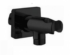 Держатель для душа со шланговым подсоединением Bossini CB3000.073, черный матовый